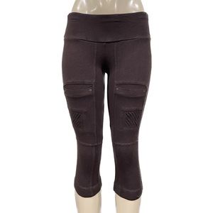 Nomads Hempwear / medium brown crop leggings